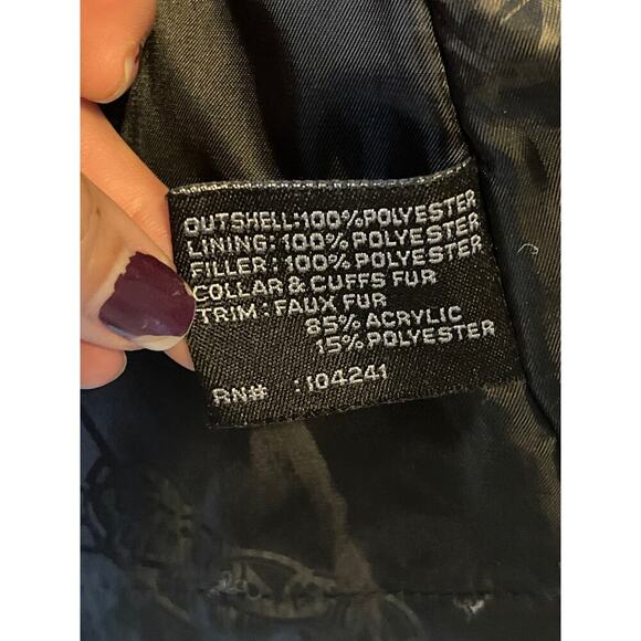 Vintage Y2K Baby Phat by Kimora Lee Simmons Women's Size 2X Black Zip Up Jacket - Picture 9 of 9